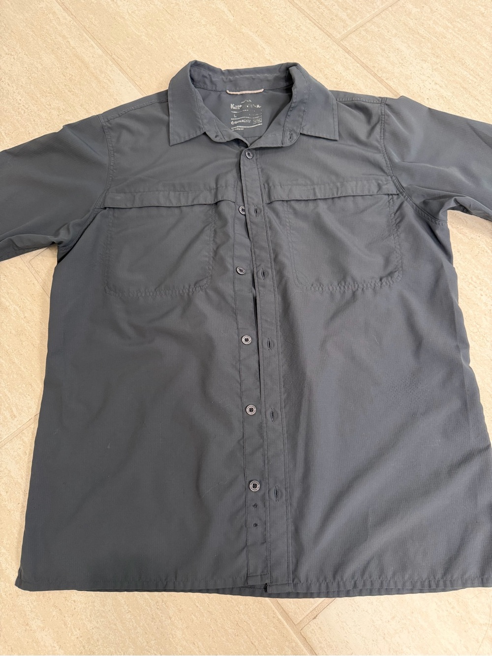 Kathmandu gray button up